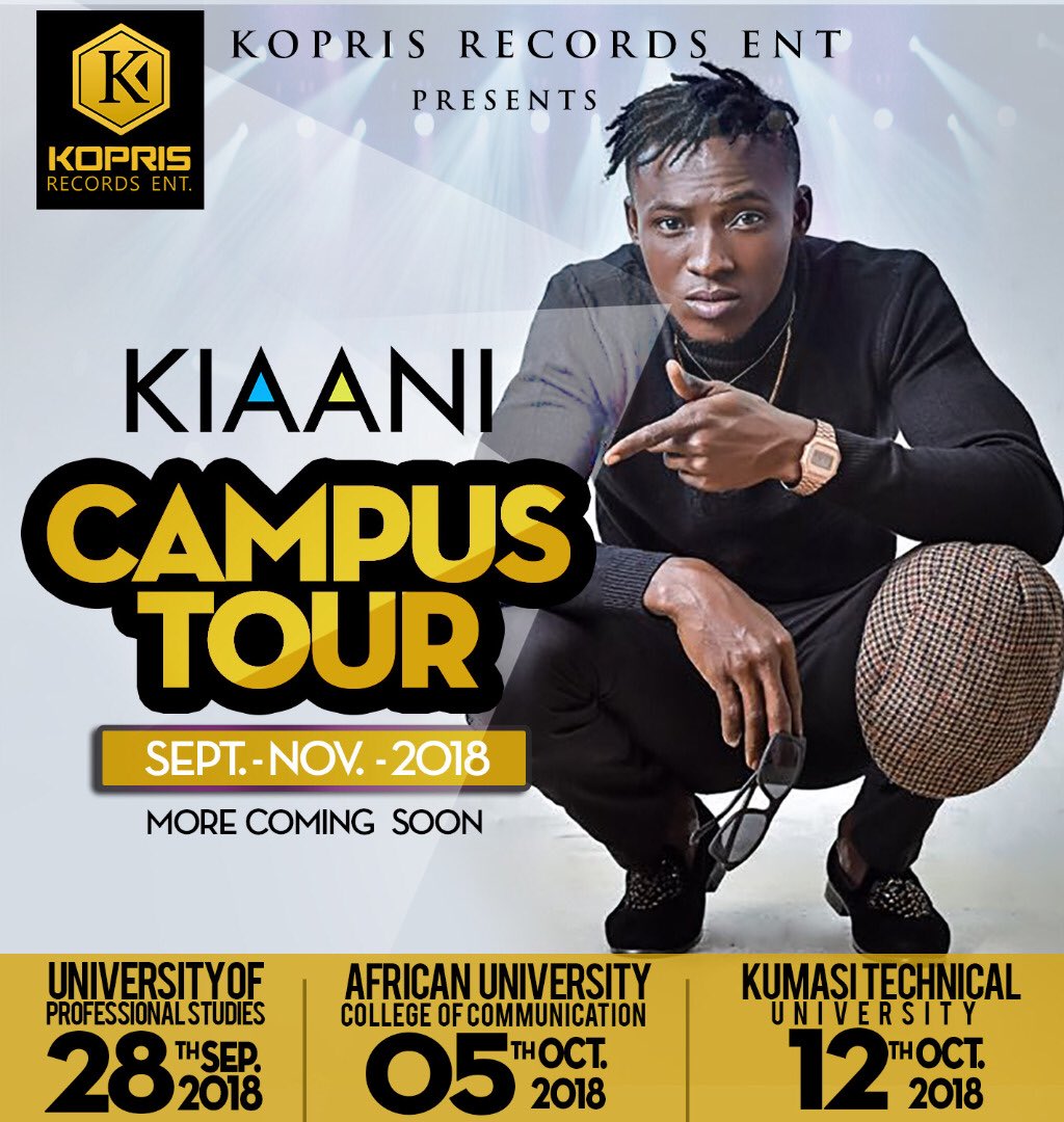 Kofi21772662's tweet photo. This Friday 28th September, @Kiaani_Gh Campus Tour kicks off, more dates and schools coming soon. #koprisrecordsent #kiaani #adiruler #kiaani2daworld https://t.co/E2XIov79LH