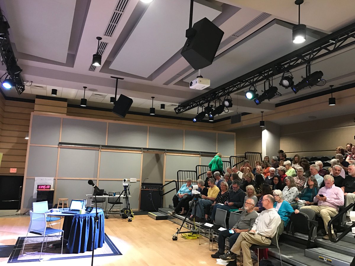 We are so excited for today's ⁦<a href="/vermontedition/">Vermont Edition</a>⁩ with #MadeleineKunin! There's a live studio audience here at our Colchester headquarters in #StetsonStudioOne Listen live at noon! ⁦@vprnet #YouAreVPR⁩