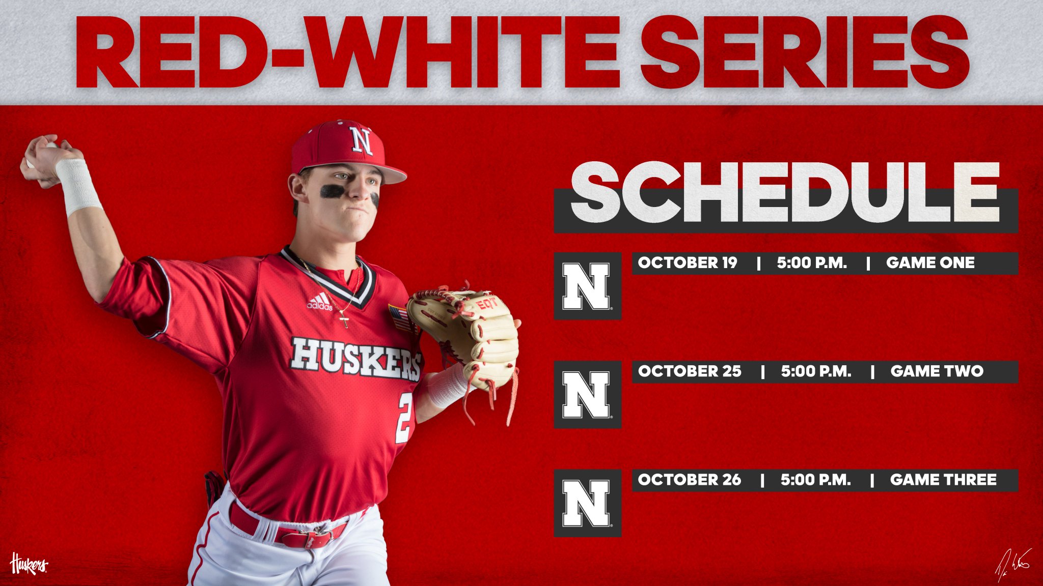 Nebraska Baseball on Twitter "🚨 UPDATE 🚨 Our RedWhite series has been