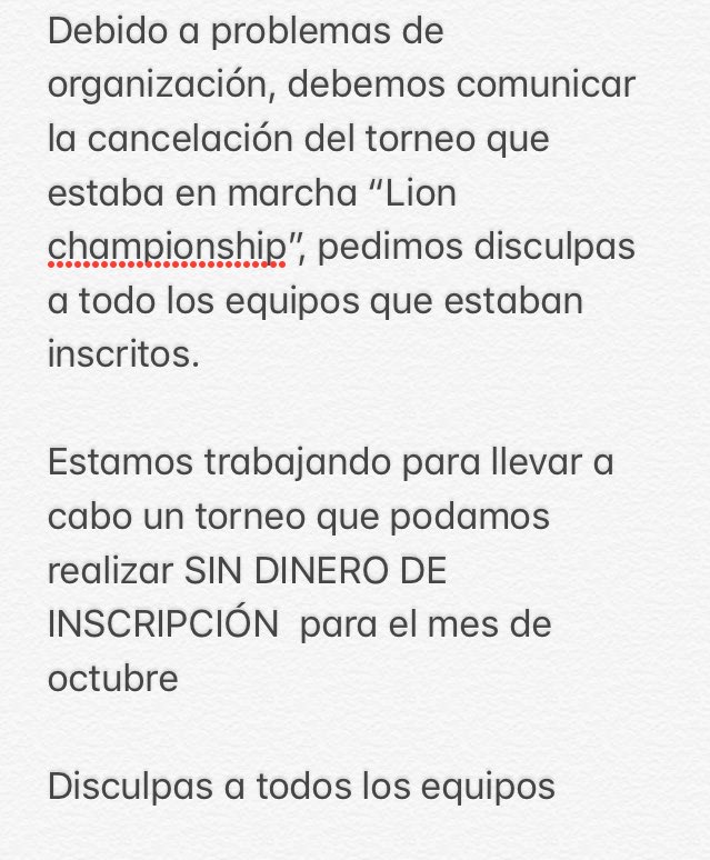 ❌Cancelación de torneo 
✔️Aún así realizaremos el sorteo de pavos ¡Últimos dos dias para participar!