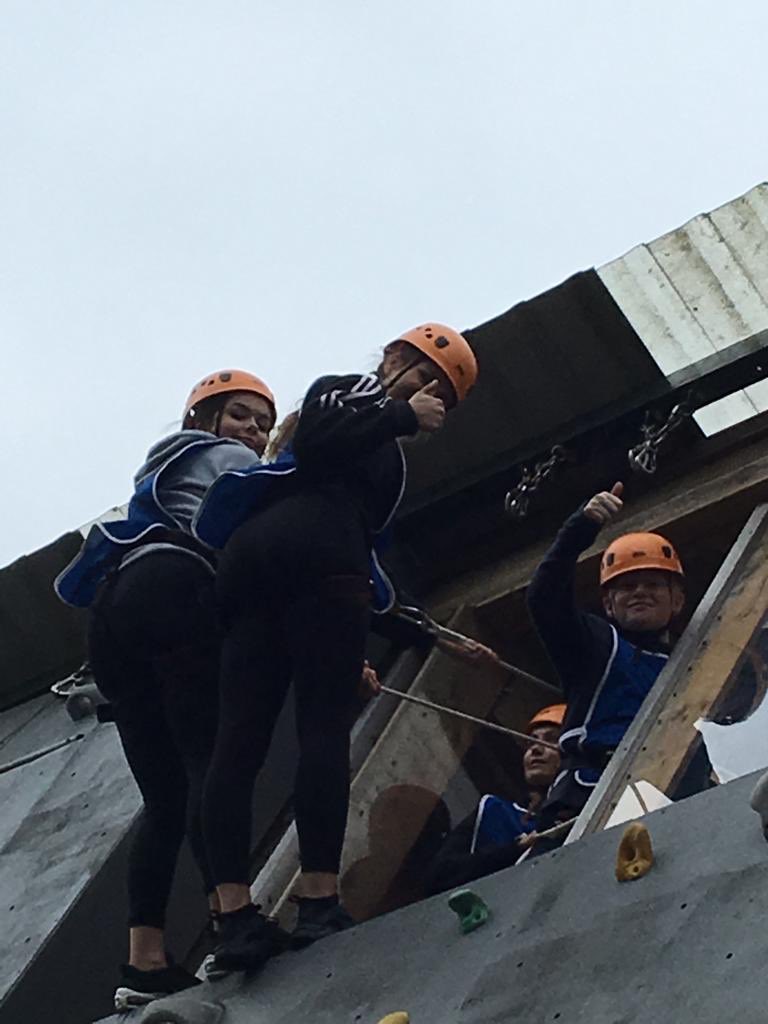 QEHSPE's tweet image. Year 11 GCSE students getting straight into the climbing on their first day..... #AQAGCSEPE
