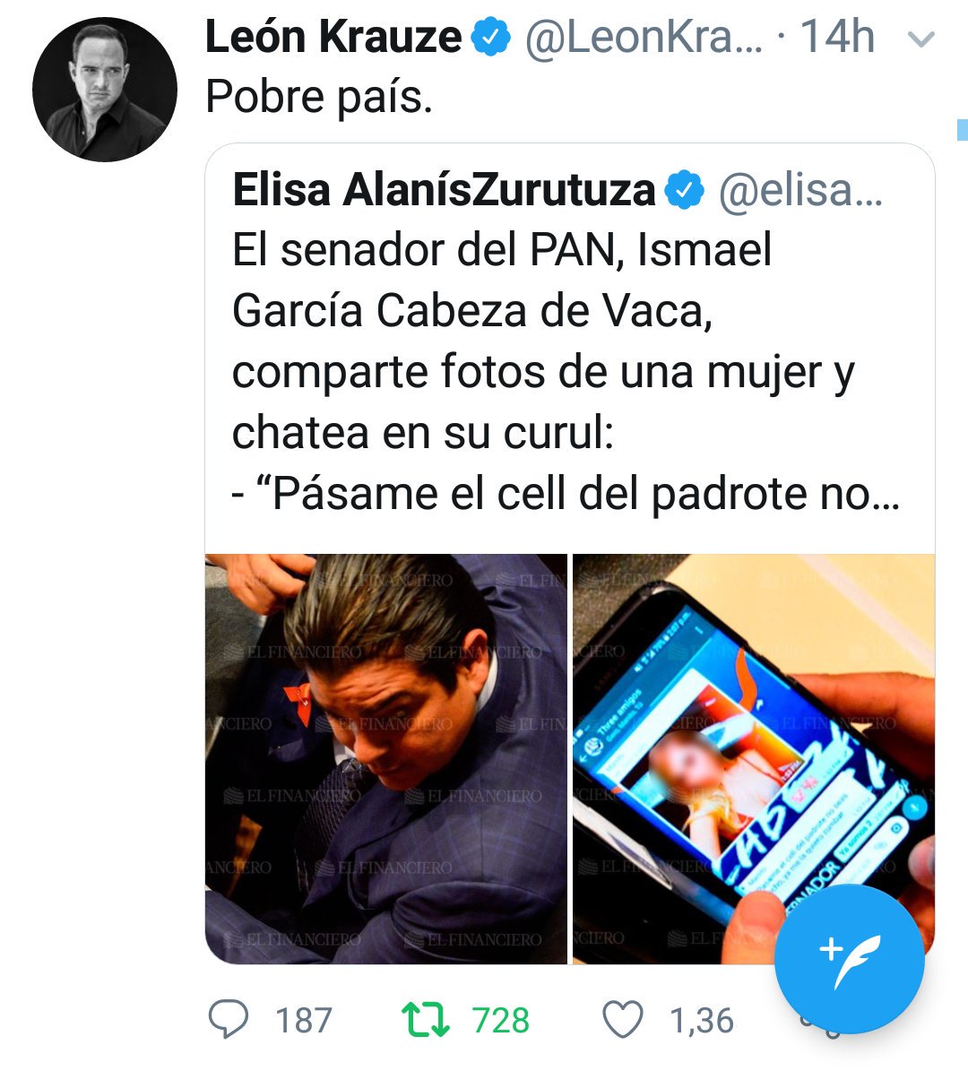HerzeleidRivera's tweet photo. Dos tuits distintos hablando sobre el mismo tema pero con marcada diferencia. @LeonKrauze @ferbelaunzaran #TrataDePersonas #eplotacionsexual #FelizMiercoles #NoSoporto https://t.co/gaaSL3OTfg