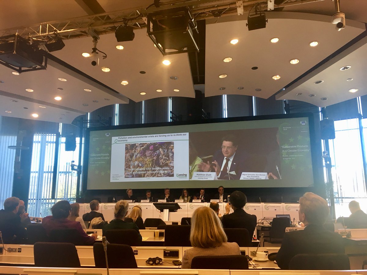 iwto_wool's tweet photo. Pollution and environmental crisis are forcing us to rethink ... Good to hear Matthias Gluth from @LenzingAG tell the plenary at #BBEcircularconf that full LCA is important and that we must ask “where does the carbon come from” #circularproducts #circulareconomy #wool https://t.co/DFid3YAnkJ