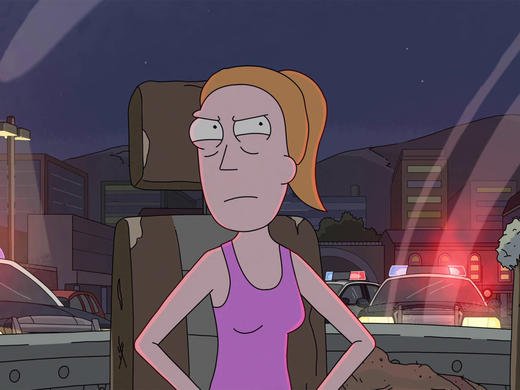 sirenaalc's tweet photo. @RickandMorty My function is to "keep Summer safe", not "keep Summer being, like, totally stoked about, like, the general vibe, and stuff". That's you, that's how you talk. https://t.co/6tRqgBJGx8