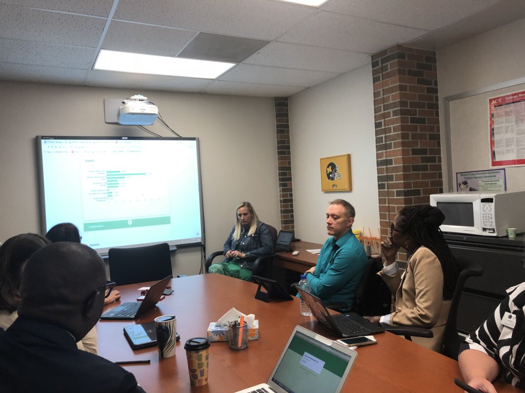 Had a great morning at RBH at a deep dive collaborative meeting. Thank you for great conversations around student learning Dr. Rukstad, Dr. Brown and team. #CPSBest