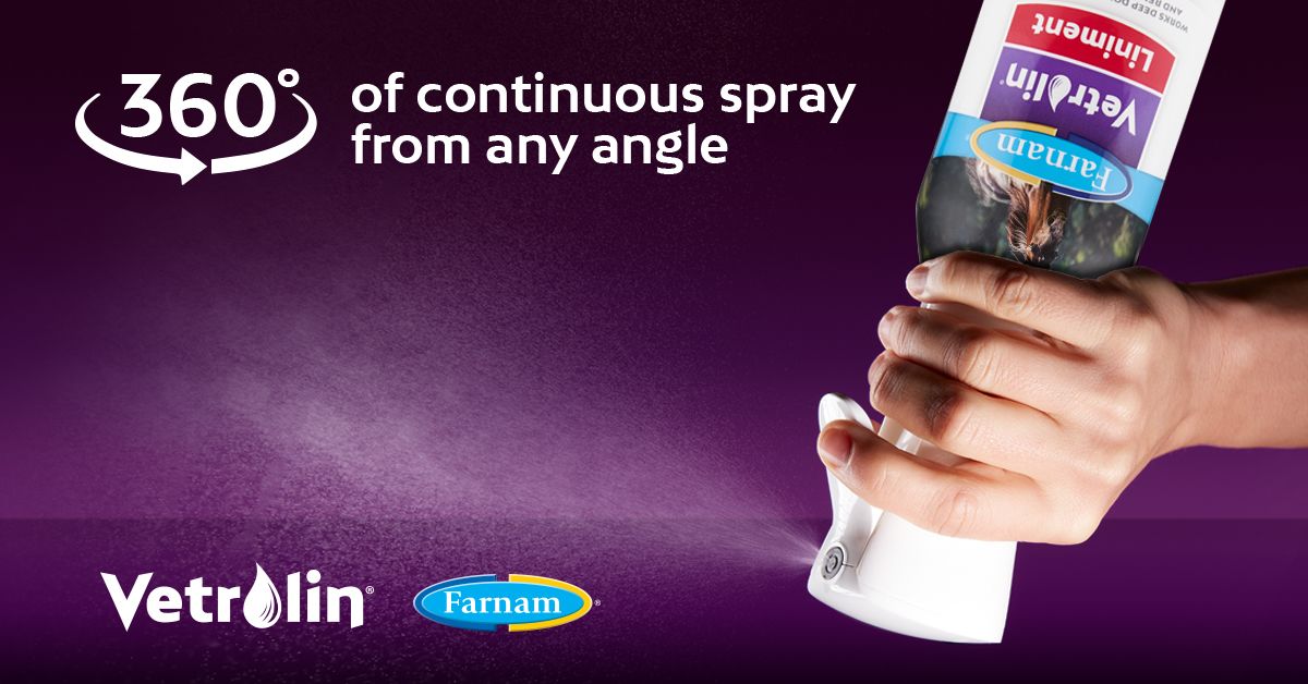 stoltzfusfeed's tweet photo. They say it’s the small things in life like taking a cold shower after a workout or using Vetrolin Liniment on your horse to help relieve soreness. Now in EquiVeil 360 Technology, designed to keep your post-workout routine simple and right on target. https://t.co/bfrVsvfJm7 https://t.co/uFlZPOtYvI