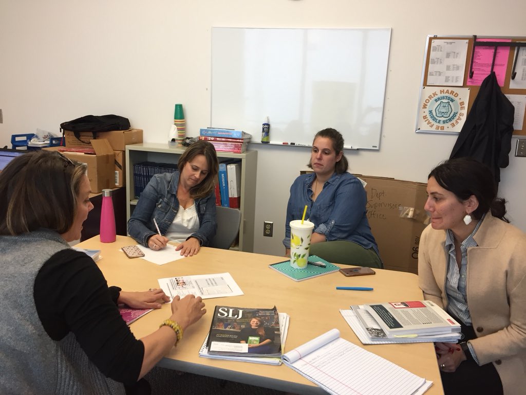 BristowWHPS's tweet photo. How lucky are we??? @MaggieBRoberts is working with our #LanguageArts teachers and students today. ❤️❤️ @Ms_Omartian @mrsleghorn @HeinemannPub @ncte @msthombookitis @ctcasl https://t.co/ioqfZ0bHHu