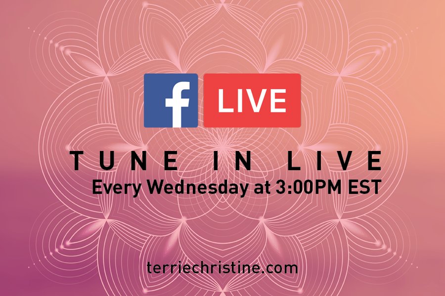 TerrieChristine's tweet photo. Ready for our #FacebookLIVE today at 3:00pm EST? Join me right here on my page—and don't forget to add yourself to my list to receive notifications + receive my FREE ThetaStream meditation! https://t.co/mDXhc51Pex #TerrieChristine #intuitive #LifeCoach #Clairvoyance https://t.co/Lpgp8nI3V1
