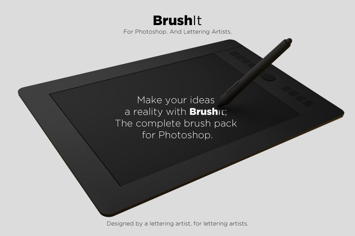 iamrossmason's tweet photo. BrushIt! Available now! 🙌🏼
The complete brush pack for Photoshop! ✍🏻
Make your ideas a reality! 😎
https://t.co/QV8x99jENV
@CreativeMarket #BrushIt https://t.co/5RN4WtfVhv