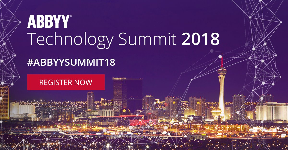 Check out our agenda for #ABBYYSummit18 and see what we have planned! #digital #transformation #content #intelligence #rpa #AI abbyytechnologysummit.com
