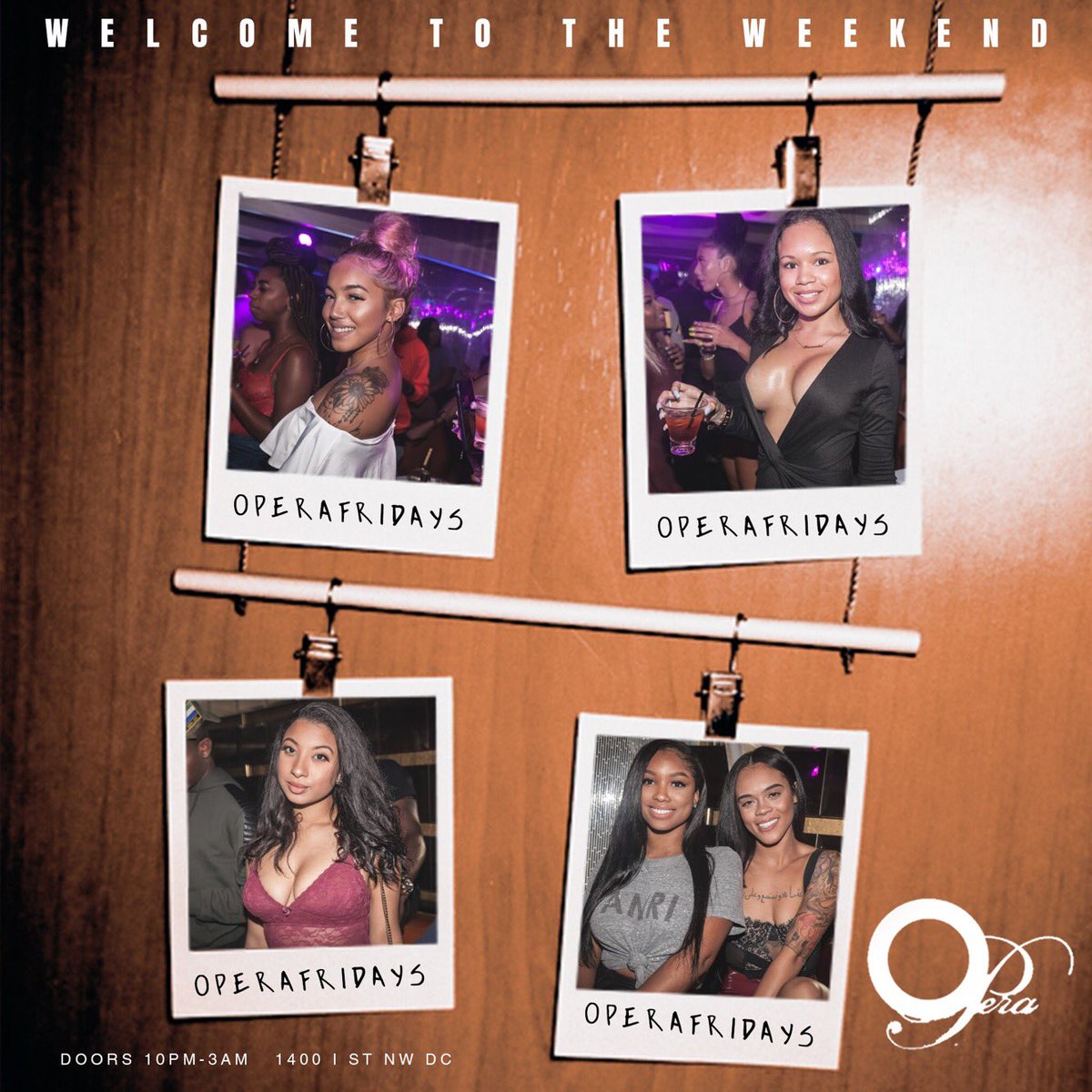 Reg_PromoMyShit's tweet photo. [09/28] Welcome To The Weekend at #OperaFridays! 10pm-3am. Free RSVP: https://t.co/iECk6XZb77 Tables: 2403544611 https://t.co/Fub76GebrC