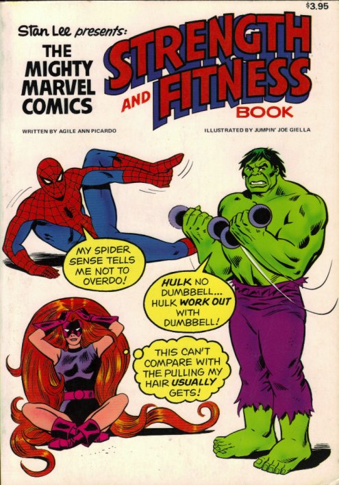 Get in shape with these superheroes! (Results—or accuracy—not guaranteed.) #FitnessDay #Marvel