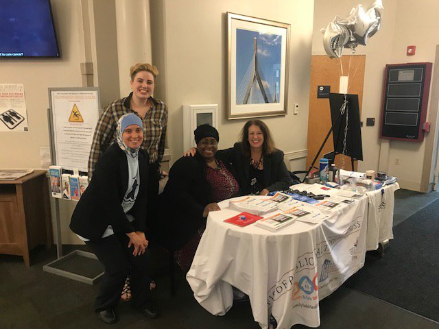 climatecrews's tweet photo. If you can’t make it to the BPHC presentation today, don’t sweat it. The Boston Public Health Commision will be giving another free public presentation tomorrow from 12-1pm, at the Safe and Sound Recovery Center! https://t.co/Gig9v8WrMq @HealthyBoston #ClimatePrepWeek18 #NatlPrep https://t.co/ZoY5Gk1eek
