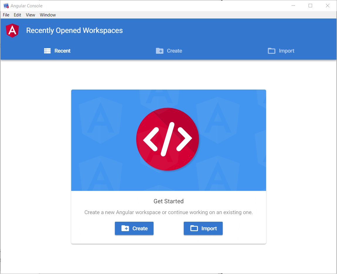 Angular X Paris (@angularxparis) on Twitter photo Here is the #Angular #Console 6 Beta-2 ! Thank you <a href="/victorsavkin/">Victor Savkin</a> for letting us know about the UI for the Angular #CLI ! ✌🏾💫
buff.ly/2O4V7n0 Here is the #Angular #Console 6 Beta-2 ! Thank you <a href="/victorsavkin/">Victor Savkin</a> for letting us know about the UI for the Angular #CLI ! ✌🏾💫
buff.ly/2O4V7n0