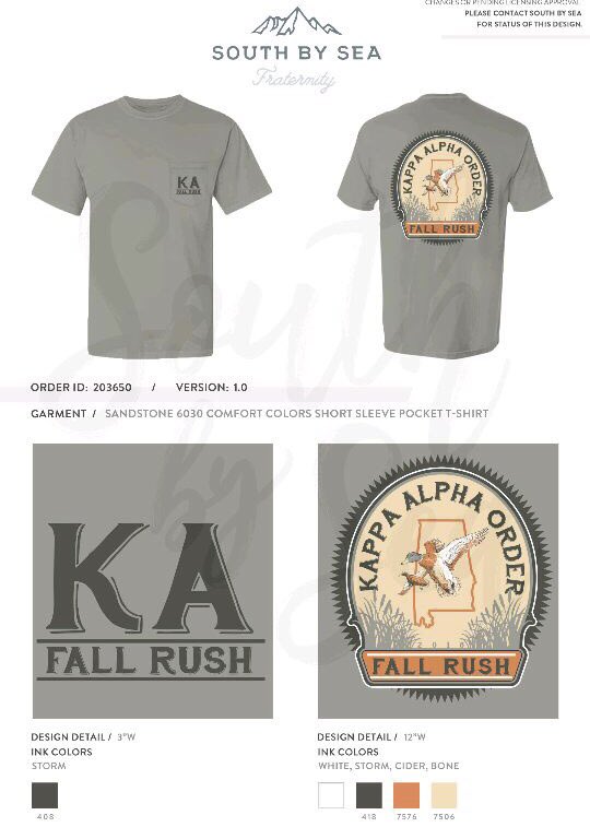 Only four days remaining to get our 2018 Fall Rush shirt! Get yours today! Link in bio.