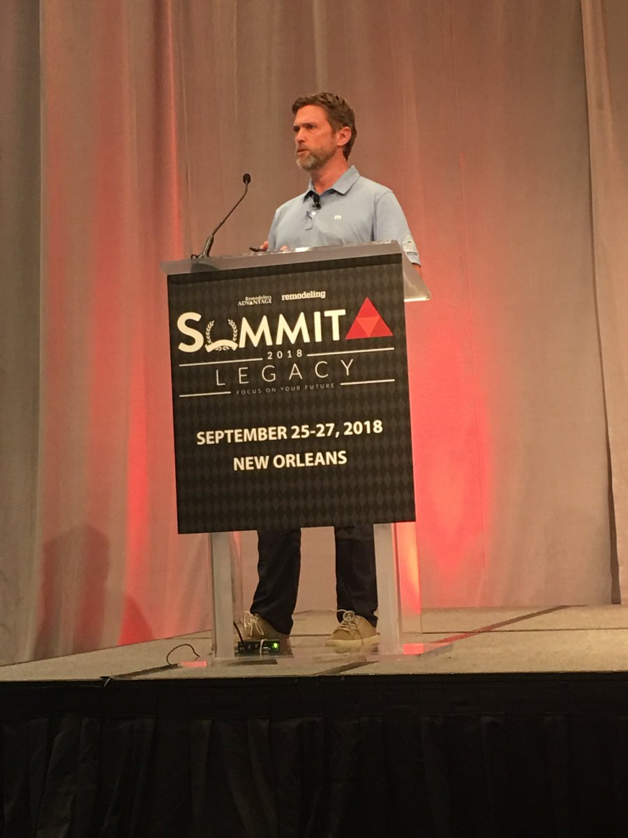 RemodelersAdvan's tweet photo. Technology is a necessary tool to run your business and grow it, Greg Harth of Harth Builders says during his Power Talk at the Remodelers Summit. #REX18 #RemodelersSummit2018 #RAroundtables #RALegacy https://t.co/DIaIgjPykw