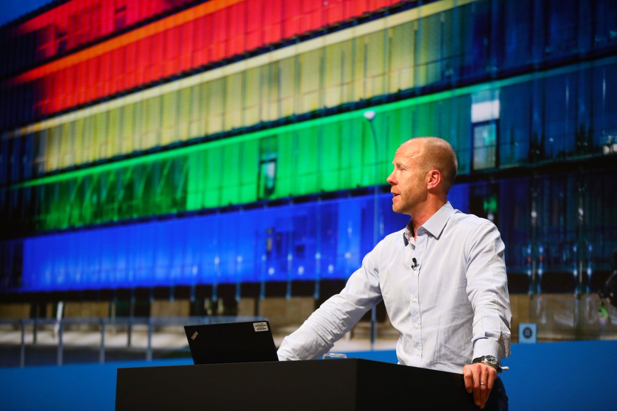 SwissRe's tweet image. Swiss Re's @JustinExcell "We want LGBTI+ colleagues at Swiss Re to feel safe at work, surrounded by allies" #time4inclusion #DiversityandInclusion #diveinfest