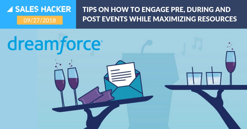 GTMnow_'s tweet photo. Join Industry experts live from @dreamforce as they discuss their tips and tricks for engaging prospects and customers at large scale events. Reserve your spot by visiting: https://t.co/rTLzFvnDqj #networking #eventsmanagement #engagingprospects https://t.co/hpnMmuocl2