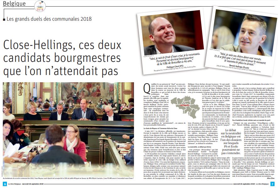 Na Amsterdam maakt ook onze hoofdstad grote kans op een groene burgemeester. In Brussel is de kandidaat van <a href="/ecolo/">Ecolo</a> <a href="/groen/">Groen</a> de grote uitdager van zitten burgemeester Close. Go <a href="/BenoitHellings/">Benoit Hellings</a> #samensemble #hetkananders