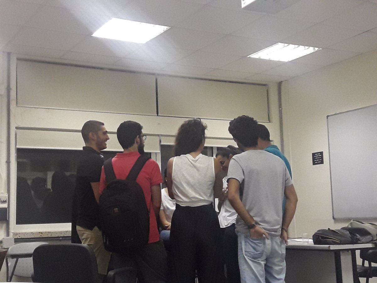 First glimpse of our GA... physics discussions, ice breaking, great times 😍😍❤  #AUB #PhysicsStudentSociety