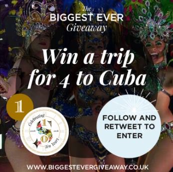 30JamesSt's tweet photo. To kick start Signature Living's 10-year anniversary celebrations, we're giving you &amp; 3 friends the chance to win a holiday to Cuba!   

All you need to do is follow @SignatureLiving &amp; retweet this tweet.   

https://t.co/S1RiDUY9IZ 

 In partnership with @BACARDI 

 #Signature10 https://t.co/LhLNgOyvXx