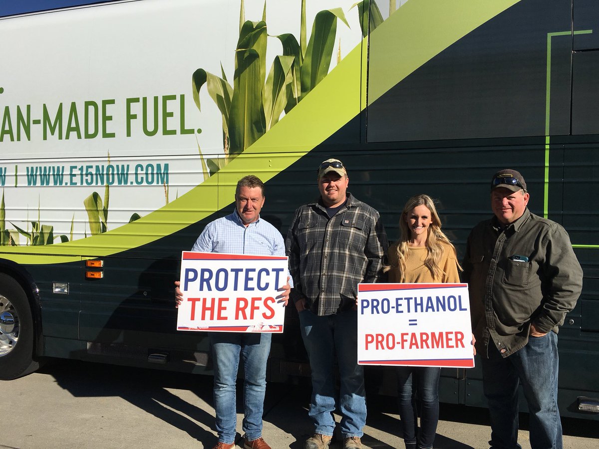 The #E15Now box is at Jackson Express in Jackson, NE.  Lots of good press and TV coverage to get the message out - we want RVP relief for E15 and all higher blends.   More ethanol=more corn demand.