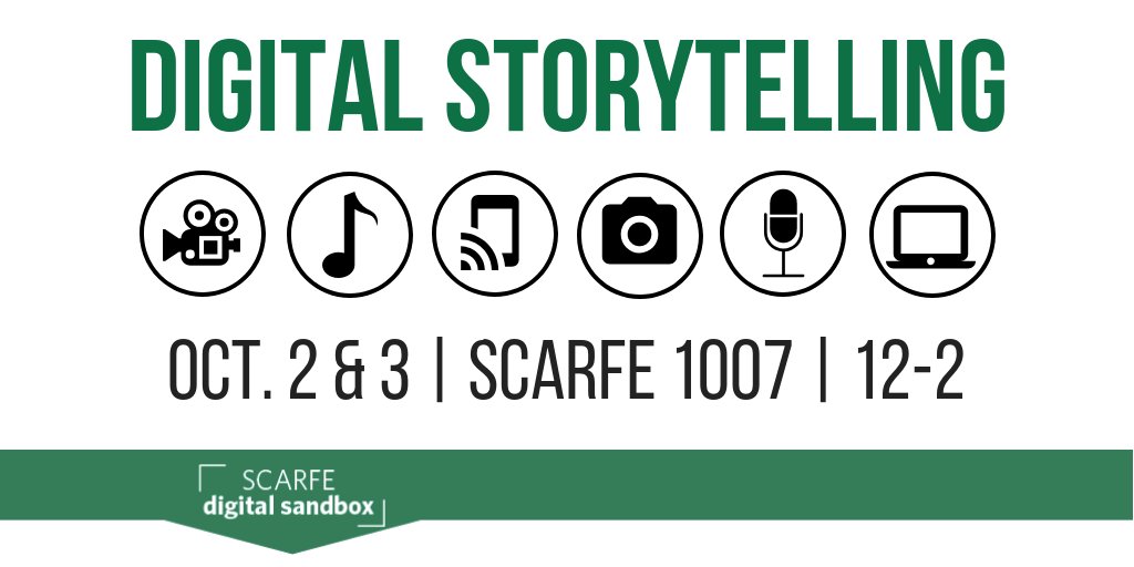 Come and fill your teaching toolbox with some ed-tech to aid in #digitalstorytelling #UBCed2019 @ScarfeSandbox @yvonnedtechtalk