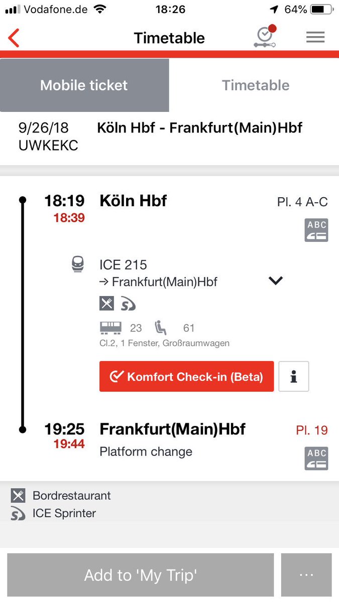 ZioTweet's tweet photo. Ho preso 3 🚆 in tre giorni in 🇩🇪 e sono sempre stati in ritardo! #noncisonopiuitedeschidiunavolta #cosiperdire 😜😜😂😂 https://t.co/chWbVs4MOR
