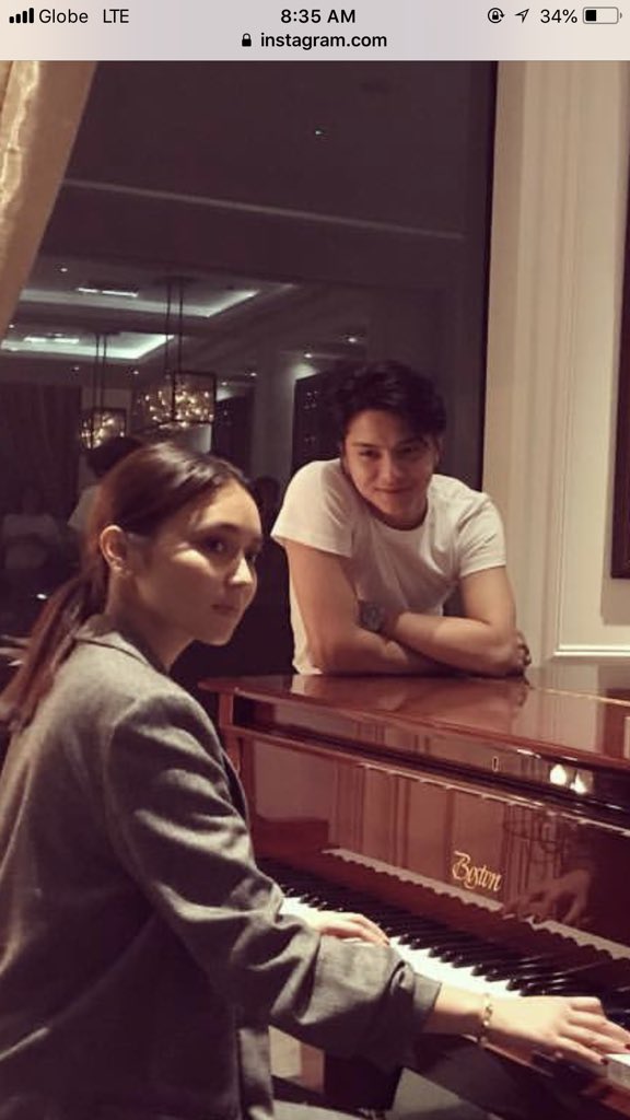 JulianMauricio's tweet photo. All I want is a guy who'll look at me the way @imdanielpadilla looks at his queen in this photo. @bernardokath is the luckiest girl on the planet. #couplegoals https://t.co/CIXEABkoV7
