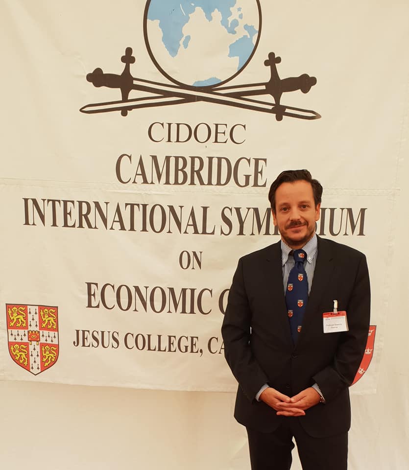 Ziouvas's tweet photo. Presenting my research on money laundering and economic crime at  the University of Cambridge. https://t.co/Rr7oHJwdzL