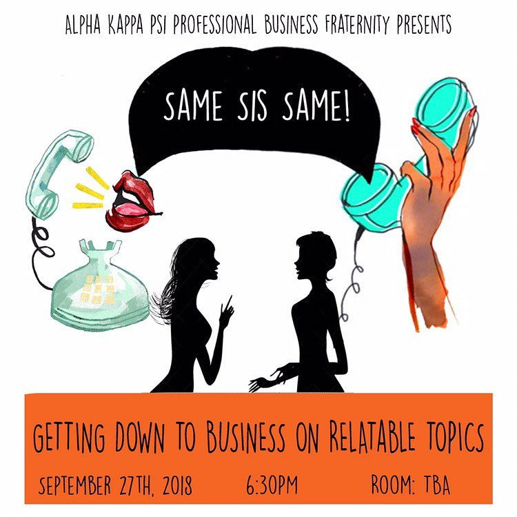 AKPsi_UCF's tweet image. Join AKPsi as we host our monthly discussion on topics in the female community! Bring a friend, bring a sister, most importantly bring your topics! 
💁🏽‍♀️💁🏼‍♀️💁🏿‍♀️

#UCF18 #UCF19 #UCF20 #UCF21 #UCF22 #AKPSI #UCF
