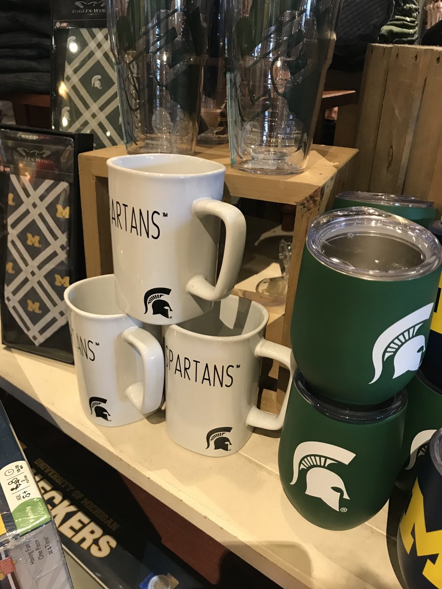 MSUGear's tweet photo. As you're π in for the game this weekend check out the General Store at @CrackerBarrel throughout Michigan. You may find the unique #MSUGear item you've been searching for! https://t.co/9hIv8eLQLi