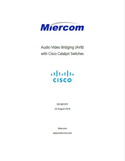 KeysightNAS's tweet photo. Another successful test by @Ixiacom -- @Miercom recently tested Cisco Systems Catalyst switch support for Audio Video Bridging (AVB) with Ixia’s IxNetwork AVB test solution. Check it out here: https://t.co/Jr4mTjleBp #Ixiacom https://t.co/A9jg7tTi95