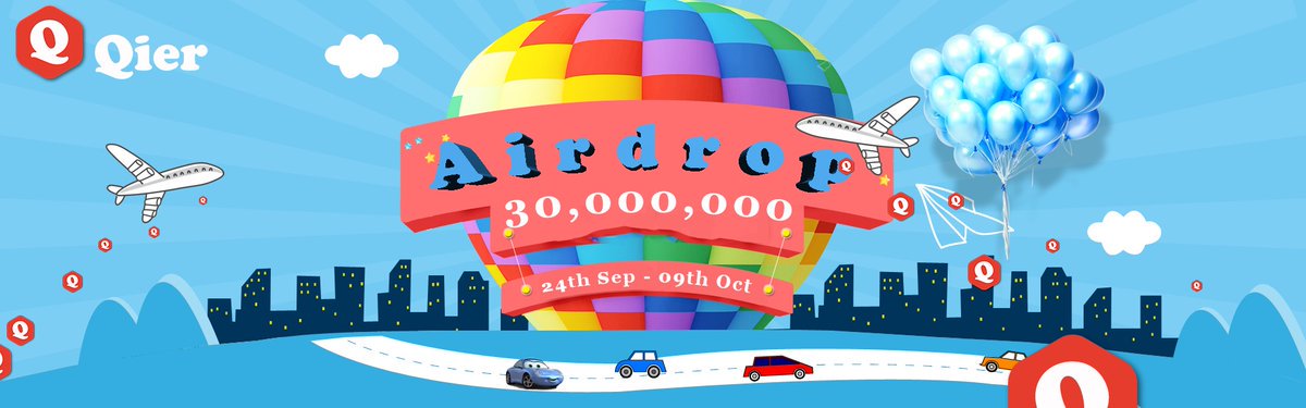 airdropnewlist's tweet photo. New #Airdrop ✈️💰 ## Exclusive #QIER Airdrop ##
Qier is airdropping 400 #QIER worth $40 to the community.
1. Join Telegram https://t.co/YIuXjE3KYt
2. Follow on Twitter & Facebook
3. Submit ETH adress
4. +80 #QIER for each referral
#airdropalert #cryptocurrency #free #Token https://t.co/rIHBvDg5IU