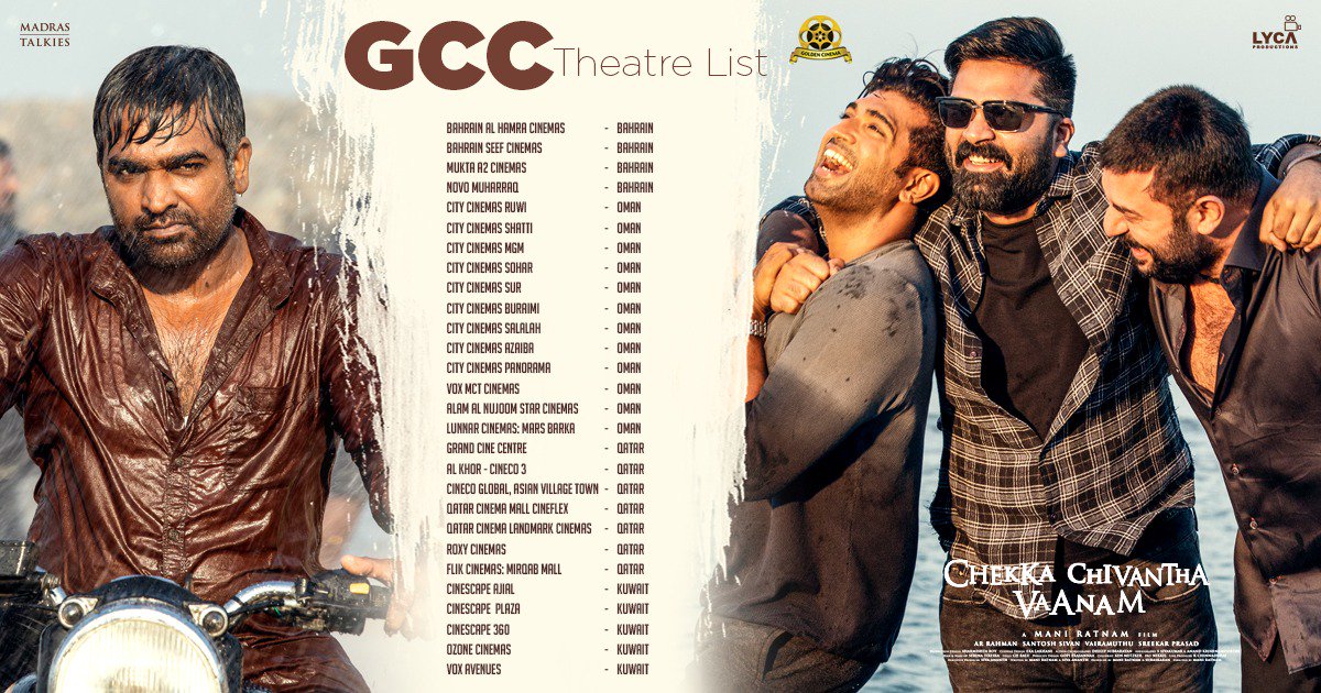 KollywoodCinima's tweet photo. #CCV From Tomorrow Worldwide
#CCVFromToday #CCVReview #CCVFestivalBegins #STR #EthiReturn #Vijaysethupathi
#ChekkaChivanthaVaanam #செக்கச்சிவந்தவானம் #CCVDay #CCVToday @CCVMovie https://t.co/sRxmHIZrl3