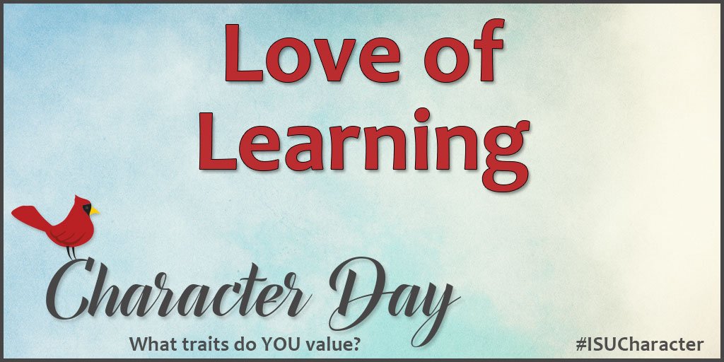 Redbird_Well's tweet photo. Think that learning ends when school is over? Think again! A lifelong Love of Learning greatly improves your brain's health. Check it out: https://t.co/1AbaDDRhDF #ISUCharacter https://t.co/J598mMbuBS