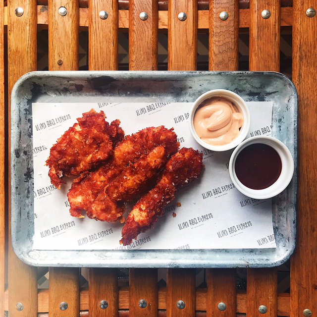 Hump day hitting you hard? Head down to Slims Pork Chop Express for a midweek Kornflake Fried Chicken treat 🍗😋