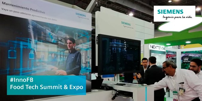 Siemens_Mexico's tweet photo. Hoy iniciamos en @CentroCitibnmx el #InnoFB, presentando todas las soluciones para que las industrias de #AlimentosyBebidas ingresen a la #Digitalización. Asiste a los workshops y conoce más. Encuentra la agenda en: https://t.co/6rY53ggKJD https://t.co/pMRXIor01z