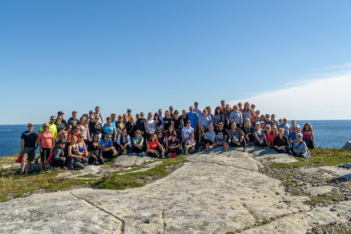 paulalangille's tweet photo. It was so fun to show off our beautiful coast during @Royal_LePage #RLPNSC! Thanks to everyone who came out to #HalifaxHikeForShelter! Almost $2600 raised for @RLPShelterFdn ! #gratitude https://t.co/JdUs4mnl2n
