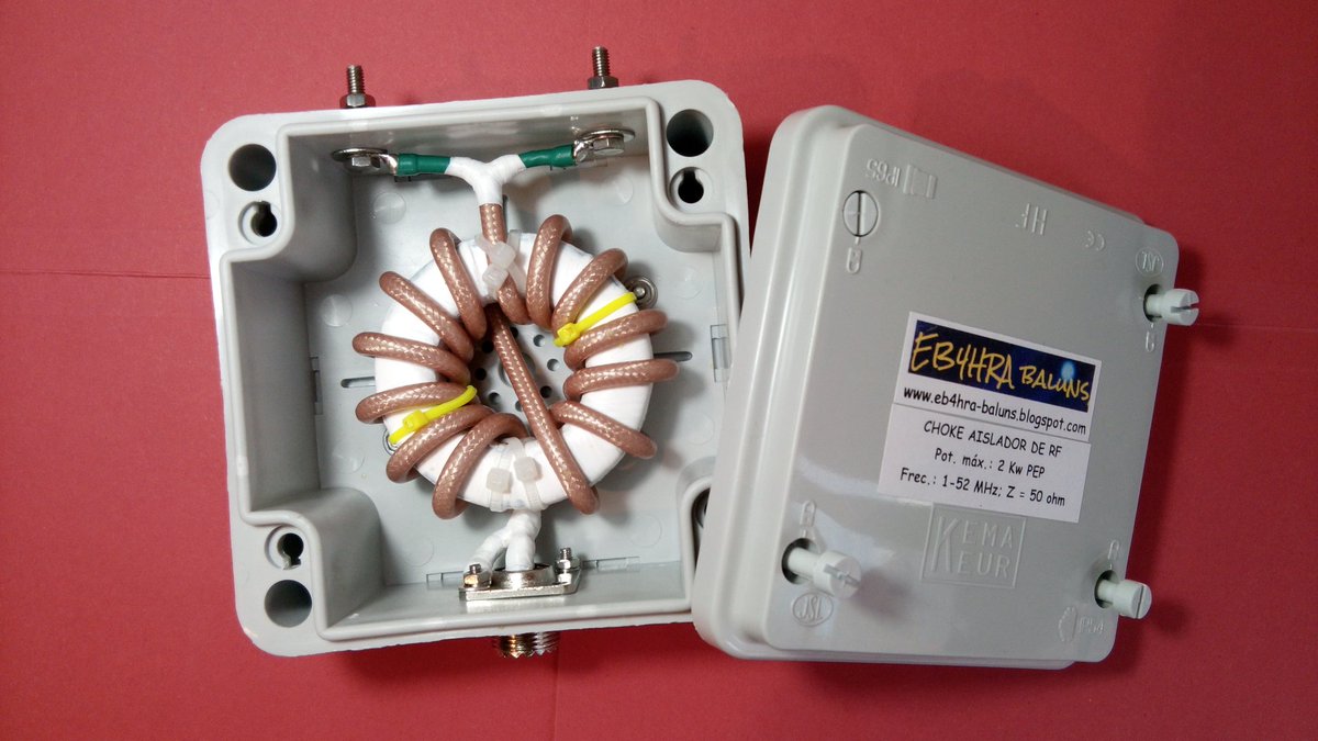 EB4HRA's tweet photo. CHOKE AISLADOR DE RF

Diagrama radiación sin distorsiones!!

https://t.co/lOEcvacx4B

73 https://t.co/r8dVp2Nqba