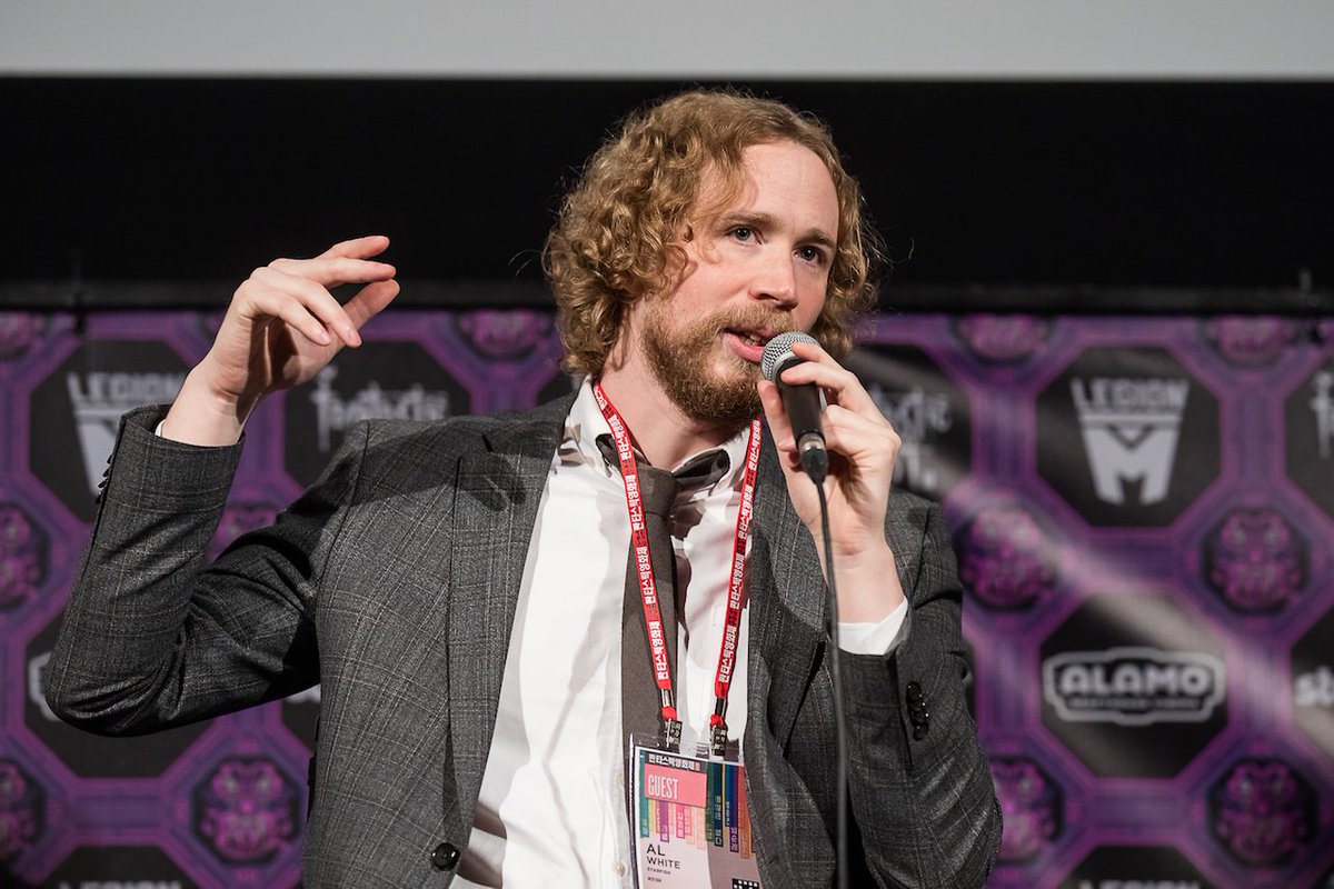 lightscameraatx's tweet photo. The @KOOPradio interview with #Starfish writer/director @MrAlWhite: https://t.co/oUbIg3khwi. Screens tomorrow @fantasticfest. @Ghostlightmusic @StarfishMixtape #ThisMixtapeWillSaveTheWorld #StarfishMixtape #FantasticFest #FantasticFest2018 https://t.co/7phg38JHCn