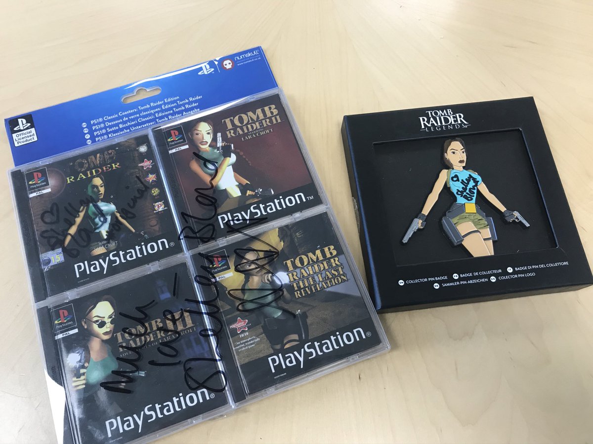 _JustGeek's tweet photo. Giveaway time! ✨

RT and follow us for a chance to win these #TombRaider goodies, signed by original Lara Croft VA @BlondShelley!

Check out our range of official TR merch at https://t.co/cZvrthw9aN 🔥

Winner selected on Oct 31! 🥁 https://t.co/f9OumB4keD