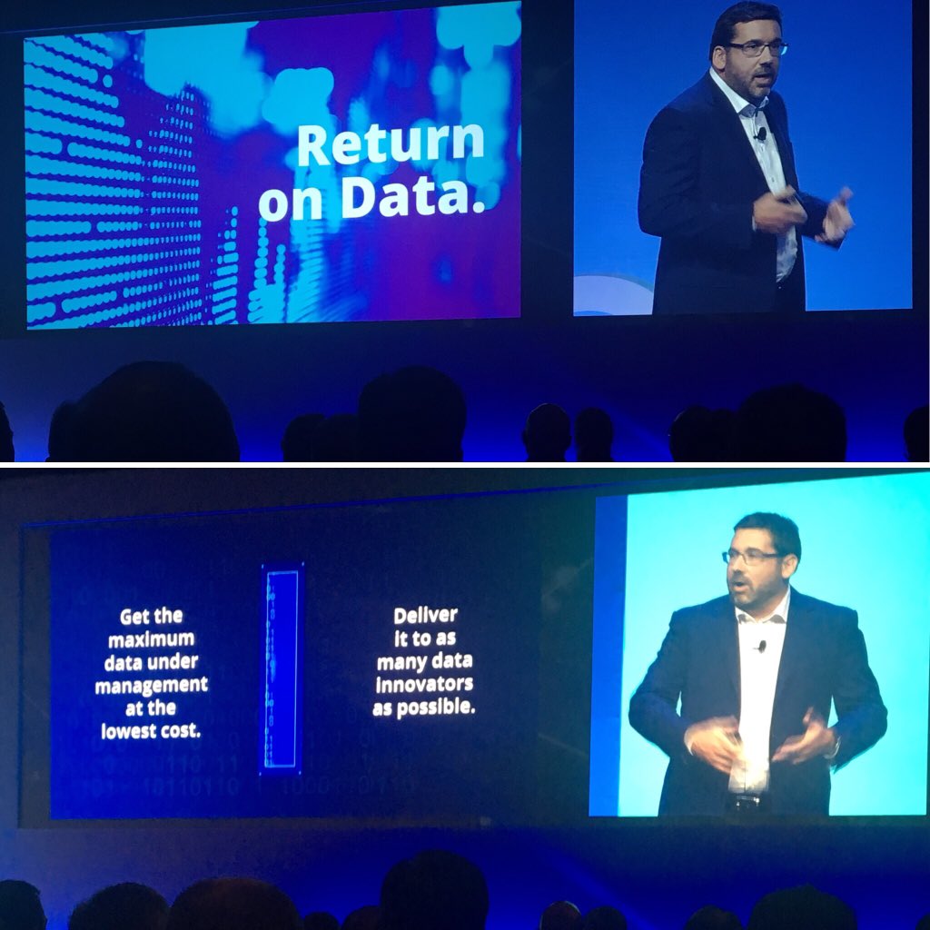 nick_laurence's tweet photo. Chief Product and Strategy Officer Brad Surak discusses what #ReturnOnData means at #HitachiNEXT. #DataInnovators, what’s your plan to get return from your data? https://t.co/mhHvYIGxlK