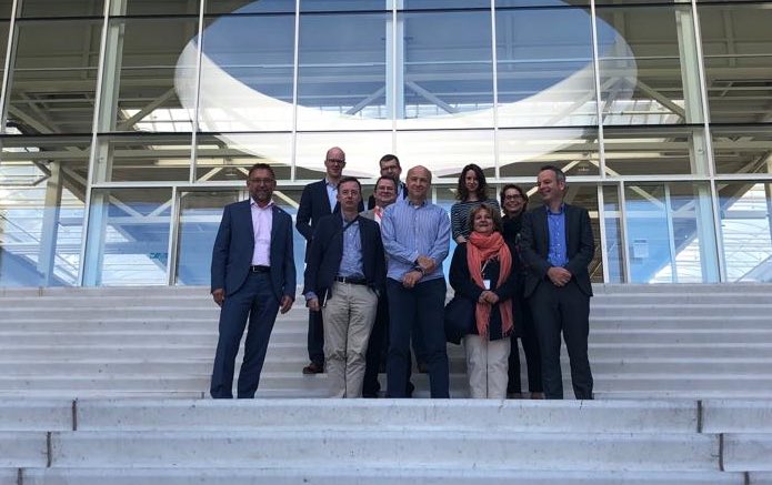 Inspiration during the tour for the German journalists at <a href="/Brainport_Ind/">Brainport Industries</a>   Brand new campus! Thank you <a href="/JohnBlankendaal/">John Blankendaal</a> and Bert-Jan Woertman <a href="/RVO_Int_Ond/">RVO Internationaal</a> #NLGermany <a href="/IndustrySmart/">Smart Industry</a>