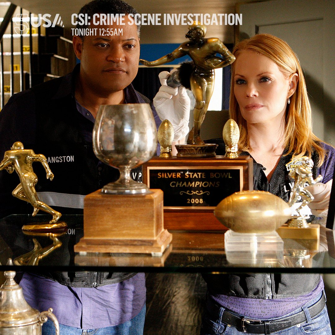 #CSI is back tonight and Raymond is reminiscing about the time he was a Silver State Bowl Champion 💭