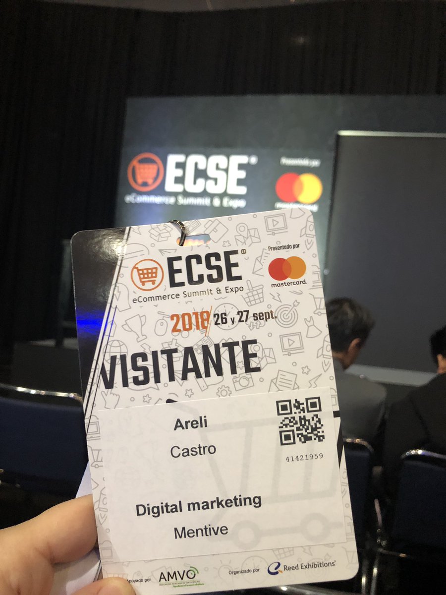 Areli_CGA's tweet photo. #ECSE2018 #ECommerceSummit18 #MentiveTeam @Mentivemx https://t.co/muQtaW8Wlq