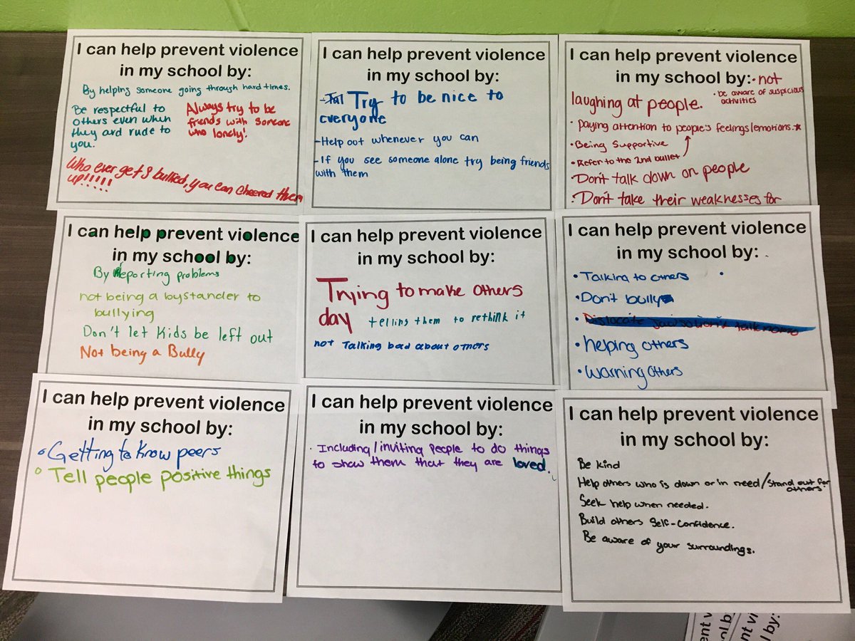 rvhdrama's tweet photo. What we can do to prevent violence?We read “Violent Ends” and had the tough conversations about school shootings. #RVReads2018 #blazerpride @rvhs https://t.co/djnUX2sAX7