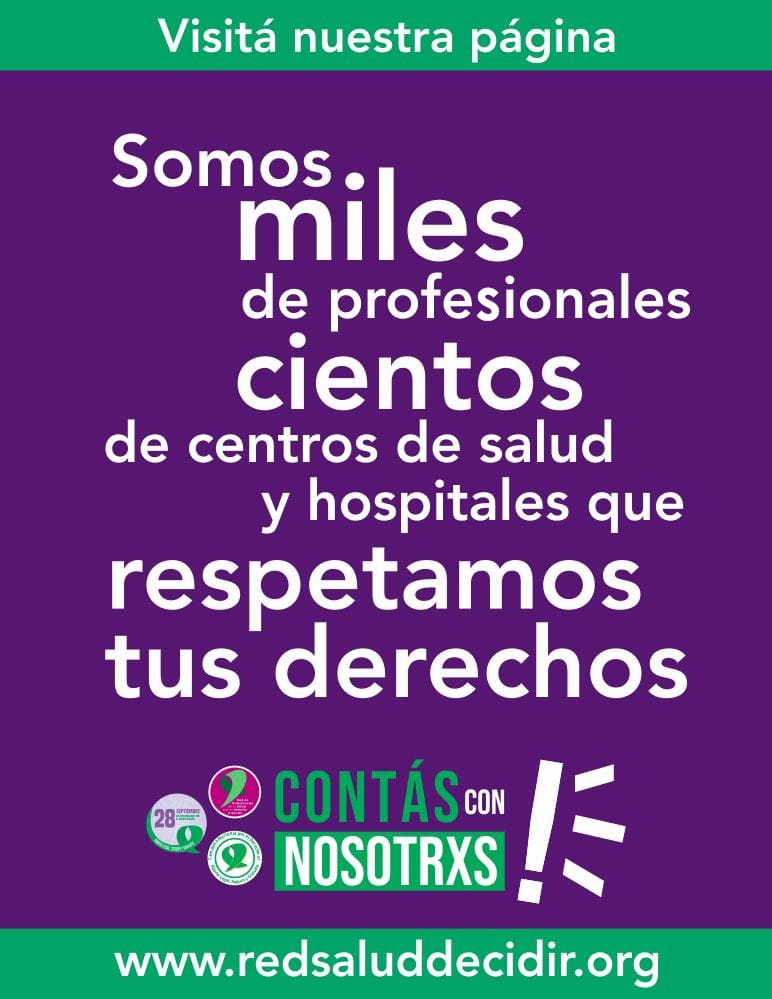 CampaAbortoRos's tweet photo. Ahora podés informarte en qué centros de salud poder acceder a interrupciones legales del embarazo en todo el país 
🔸Cómo? En el #RecurseroNacional de la @RedSaludDecidir 
🔸Dónde? En https://t.co/XTtCpUzP3M 
💚  #ContasConNosotrxs https://t.co/m5B7TTkUHB