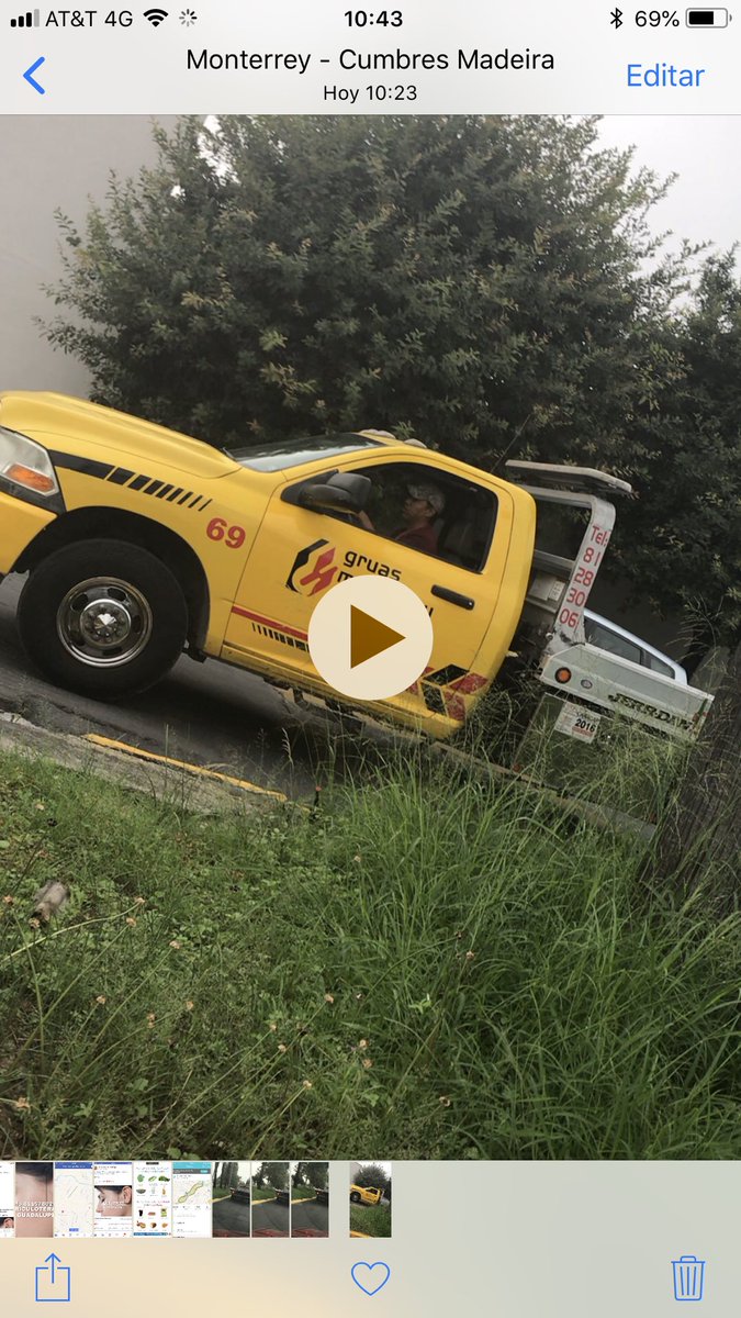 monterreypte's tweet photo. @GruasMonterrey1 buenas tardes, quiero reportar a este chofer de una de sus unidades exceso de velocidad en Alejandro de todas 9:20 y casi provocar accidente cerrando a un vehículo .  Por su atención gracias https://t.co/LLzjW73Y7n