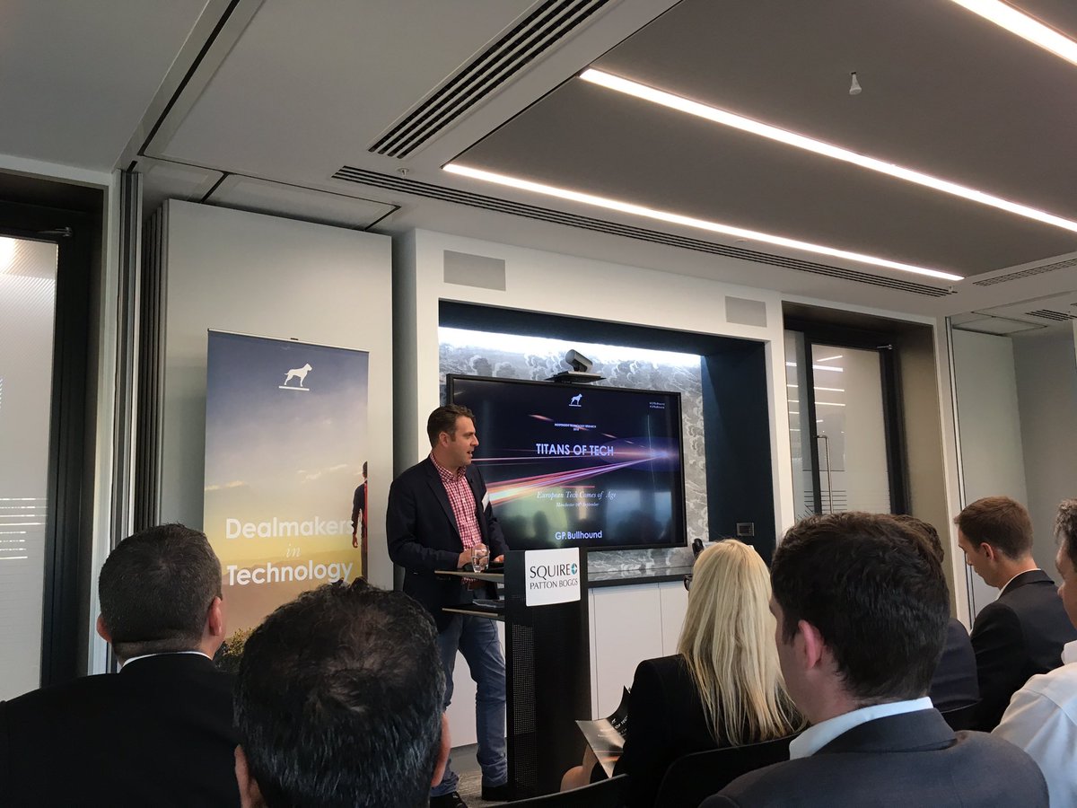 FourthDayPR's tweet image. Great turn out for @GPBullhound&apos;s #TitansofTech event tonight